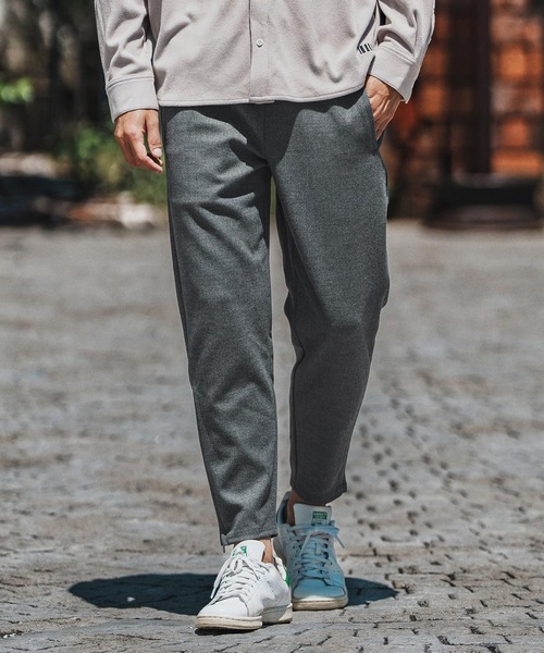 felkod(フィルコッド)の「mp13756- Soft Drape Slacks スラックスパンツ(スラックス・メンズ・ブラック/グレー・S/M/L)」の4枚目の写真