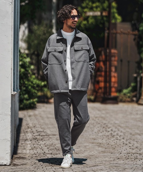 felkod(フィルコッド)の「mp13756- Soft Drape Slacks スラックスパンツ(スラックス・メンズ・ブラック/グレー・S/M/L)」の11枚目の写真