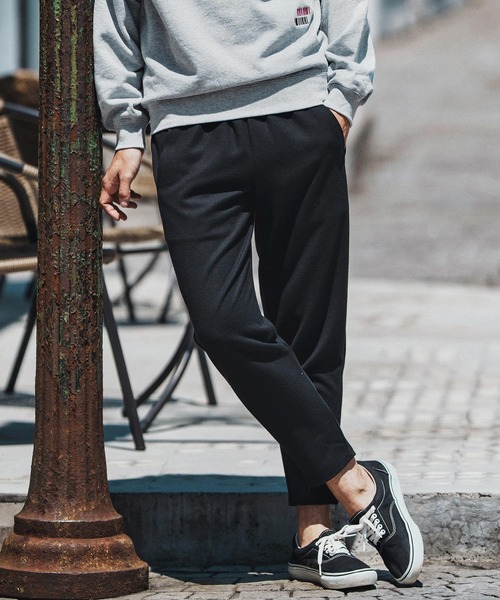 felkod(フィルコッド)の「mp13756- Soft Drape Slacks スラックスパンツ(スラックス・メンズ・ブラック/グレー・S/M/L)」の15枚目の写真