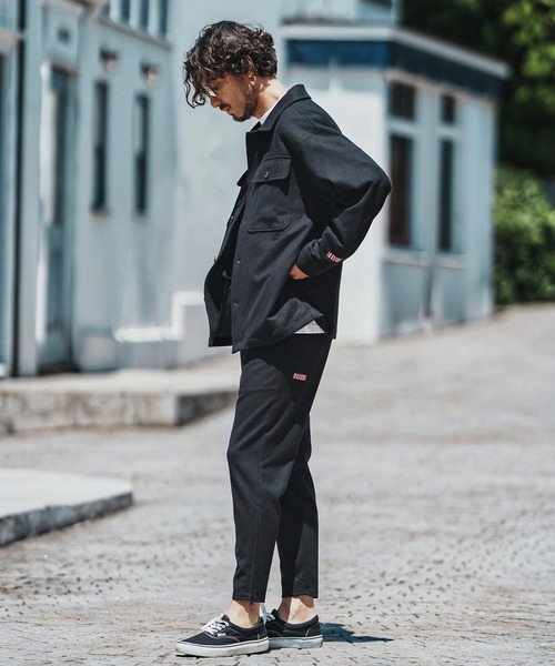 felkod(フィルコッド)の「mp13756- Soft Drape Slacks スラックスパンツ(スラックス・メンズ・ブラック/グレー・S/M/L)」の16枚目の写真