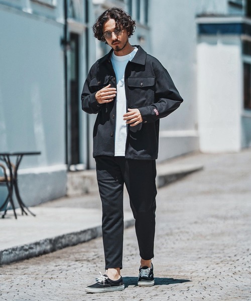 felkod(フィルコッド)の「mp13756- Soft Drape Slacks スラックスパンツ(スラックス・メンズ・ブラック/グレー・S/M/L)」の17枚目の写真