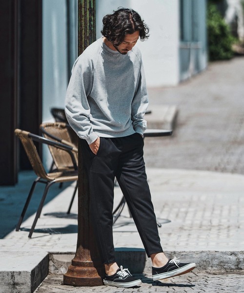 felkod(フィルコッド)の「mp13756- Soft Drape Slacks スラックスパンツ(スラックス・メンズ・ブラック/グレー・S/M/L)」の18枚目の写真