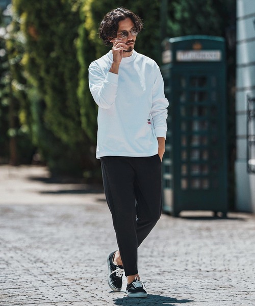 felkod(フィルコッド)の「mp13756- Soft Drape Slacks スラックスパンツ(スラックス・メンズ・ブラック/グレー・S/M/L)」の20枚目の写真