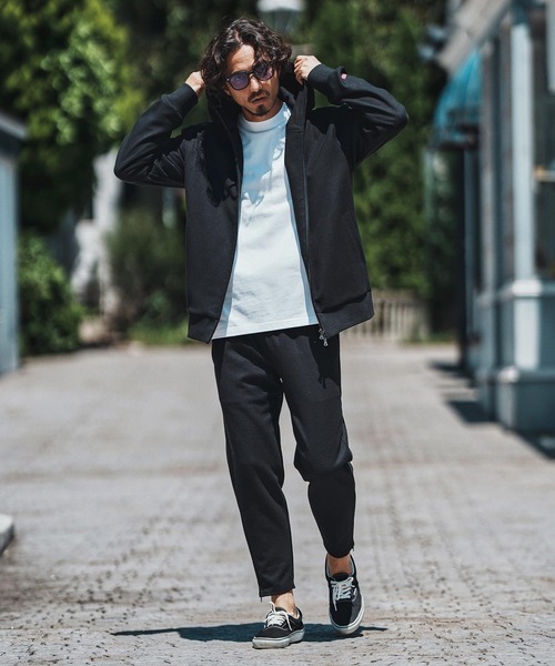 felkod(フィルコッド)の「mp13756- Soft Drape Slacks スラックスパンツ(スラックス・メンズ・ブラック/グレー・S/M/L)」の22枚目の写真