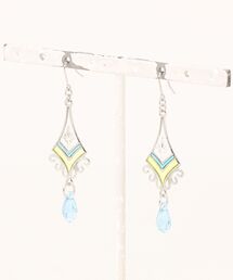 【wamushroom by wamcom*】一つ星シャンデリアピアス（シルバー）