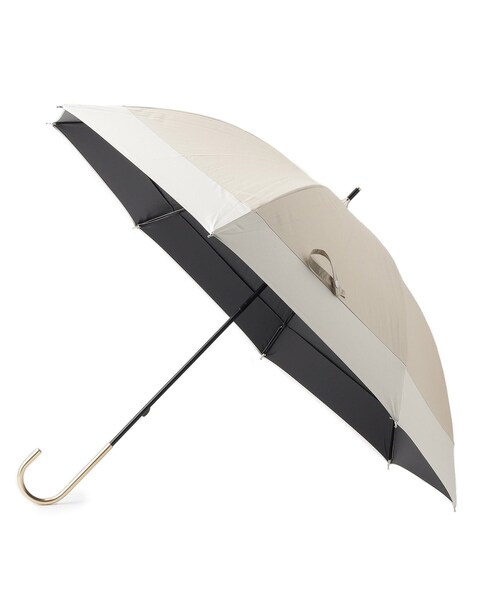 SHOO・LA・RUE（シューラルー）の「【長傘/晴雨兼用】【because】バイカラーロング長傘（長傘・レディース・ベージュ系その他7/グリーン系その他5/グレー系4/アイボリー系4/ピンク系9/ブラック系4・00）」の3枚目の写真