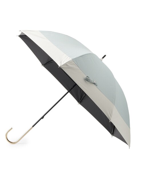 SHOO・LA・RUE（シューラルー）の「【長傘/晴雨兼用】【because】バイカラーロング長傘（長傘・レディース・ベージュ系その他7/グリーン系その他5/グレー系4/アイボリー系4/ピンク系9/ブラック系4・00）」の5枚目の写真