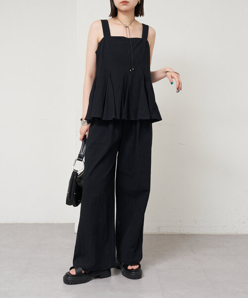 Arpege story ペプラムビスチェ Mサイズ ブラック ペプラムバルーンビスチェ | PROPORTION BODY DRESSING