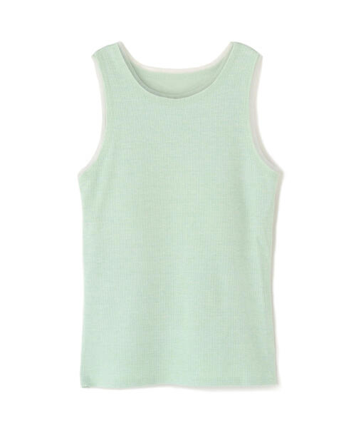 FREE'S MART（フリーズマート）の「［ＭＦＭ］カップ付アメスリチュールラメタンク（タンクトップ・レディース・イエロー/ホワイト/ライトグリーン・SMALL/MEDIUM）」の12枚目の写真