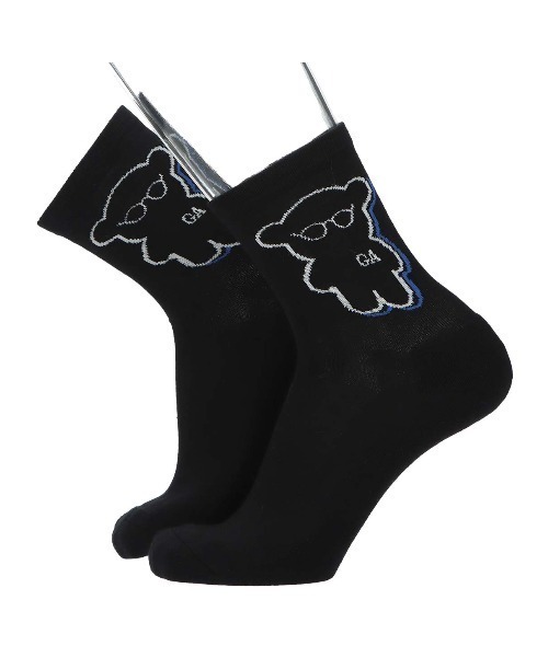 EMPORIO ARMANI（エンポリオアルマーニ）の「【3足セット】EMPORIO ARMANI 足底パイル マンガベア ミドルソックス 92342721（ソックス/靴下・メンズ・マルチ/ブラック系その他3・25-27CM）」の7枚目の写真