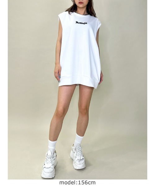 EGOIST（エゴイスト）の「オーバータンクトップ（タンクトップ・レディース・グレー/ブラック/ホワイト・FREE）」の11枚目の写真