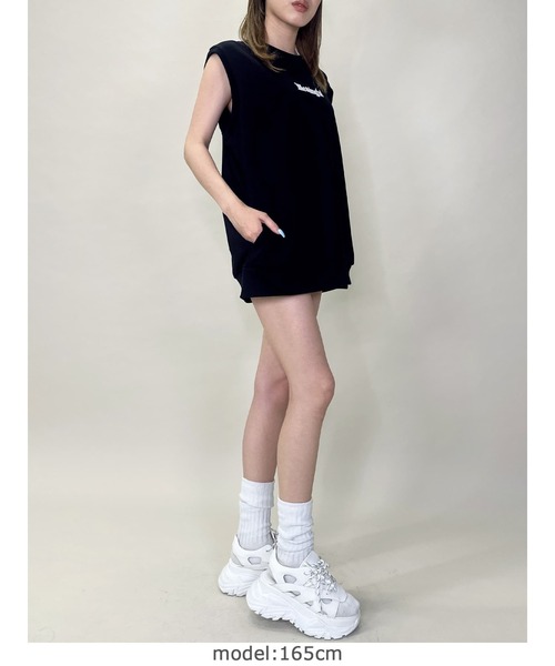 EGOIST（エゴイスト）の「オーバータンクトップ（タンクトップ・レディース・グレー/ブラック/ホワイト・FREE）」の21枚目の写真