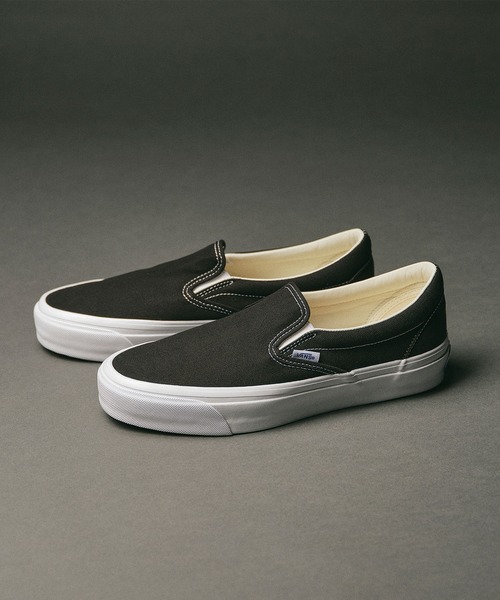 VANS（バンズ）の「VANS PREMIUM スリッポン（スリッポン・メンズ・ブラック×ホワイト/ブラック・4.5/5/5.5/6/6.5/7/7.5/8.5/9/9.5/4/10/10.5/11/11.5/8/12）」の7枚目の写真