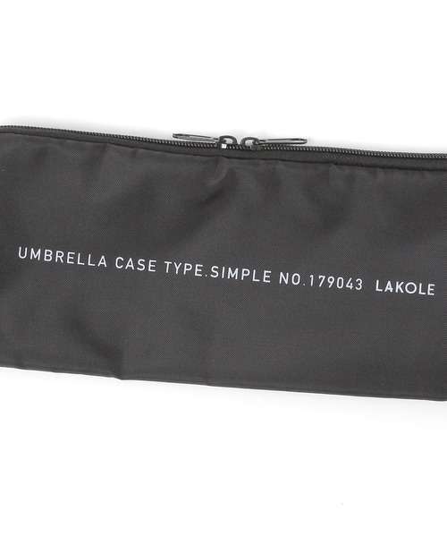 LAKOLE（ラコレ）の「コンパクト折り畳み傘ケース / 451935（折りたたみ傘・レディース・ブラック/グレー・FREE）」の8枚目の写真