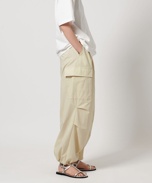 CITEN（シテン）の「＜CITEN＞ミニリップユーティリティーパンツ（カーゴパンツ・レディース・ブラック/オフホワイト/ダークオレンジ・M/S）」の12枚目の写真
