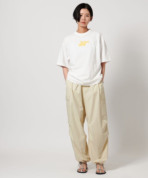 CITEN（シテン）の「＜CITEN＞ミニリップユーティリティーパンツ（カーゴパンツ・レディース・ブラック/オフホワイト/ダークオレンジ・M/S）」の11枚目の写真