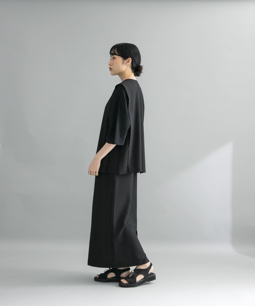 KBF(ケイビーエフ)の「『WEB限定』セパレートベストワンピース(ワンピース・レディース・ブラック/ブラウン/ベージュ・ONE)」の9枚目の写真