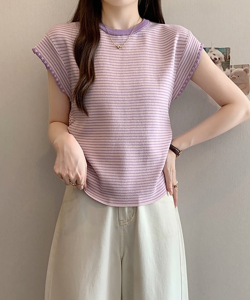 GGパターン ネイビー 半袖ニット M Gap ネイビー 半袖セーター M - メルカリ