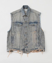 Guess(QX)GUESS USA VEST TRUCKER(̑AE^[)