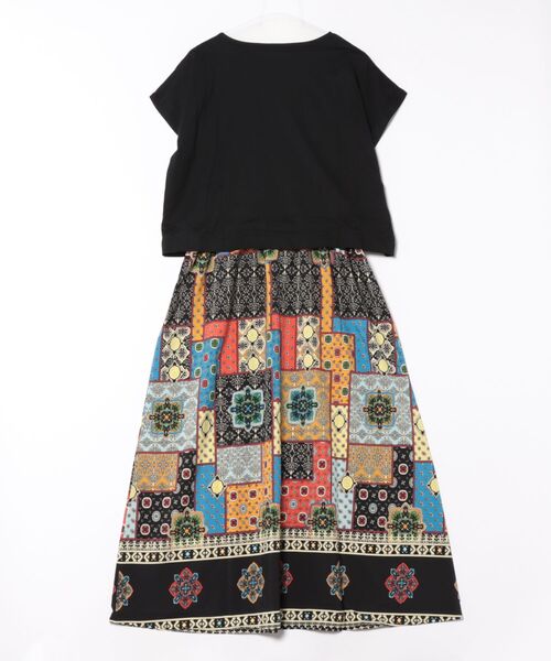 チチカカ（チチカカ）の「アソートプリントドッキングワンピース（ワンピース・レディース・グリーン/ベージュ/ブラック・FREE）」の17枚目の写真