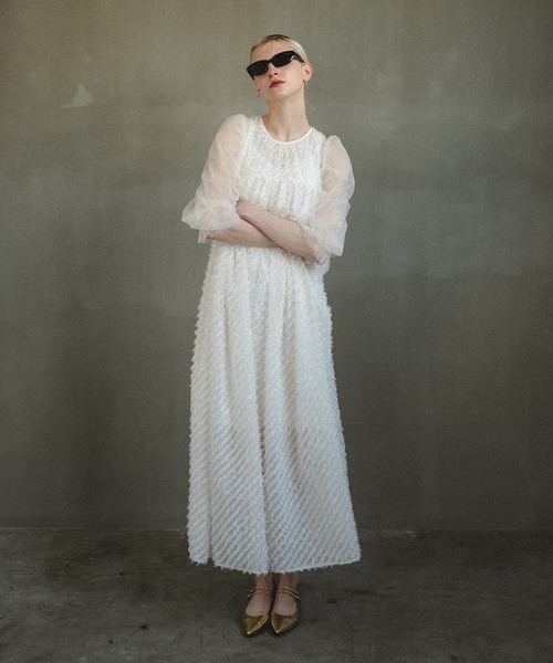 et.UNiVER（エトユニベール）の「Velvet mist dress（ドレス）」 - WEAR