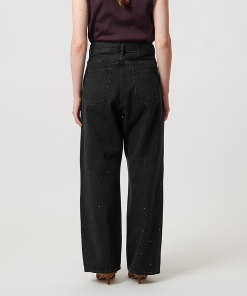 UNITED ARROWS（ユナイテッドアローズ）の「コットンビジューデニムパンツ（デニムパンツ・レディース・ブラック/ライトブルー・36/38/34）」の11枚目の写真