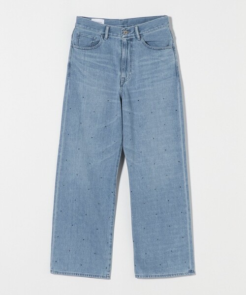 UNITED ARROWS（ユナイテッドアローズ）の「コットンビジューデニムパンツ（デニムパンツ・レディース・ブラック/ライトブルー・36/38/34）」の12枚目の写真