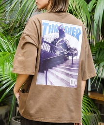 MAGAZINE COVER PIGMENT S/S T-SHIRTS/スラッシャーバッグプリントピグメント半袖T-シャツ