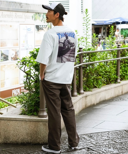 THRASHER（スラッシャー）の「MAGAZINE COVER PIGMENT S/S T-SHIRTS/スラッシャーバッグプリントピグメント半袖T-シャツ（Tシャツ/カットソー・メンズ・ブラウン/グレー/チャコールグレー・MEDIUM/LARGE/X-LARGE）」の12枚目の写真