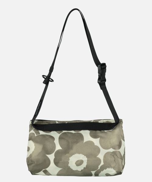 marimekko（マリメッコ）の「Unikko / Neat Crossbody  S shoulder bag（ショルダーバッグ・レディース・ベージュ/ダークブルー・FREE）」の4枚目の写真