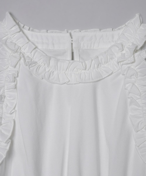 tシャツ ホルターネックフリルトップス レディース Olu. tシャツ ホルターネックフリルトップス レディース