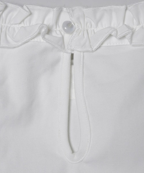 ホルターネックフリルトップス（Tシャツ/カットソー）｜Olu