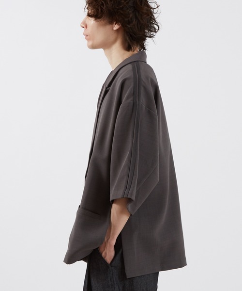 improves（インプローブス）の「ライン 半袖 テーラードジャケット（テーラードジャケット・メンズ・チャコール/ブラウン/ブラック・SMALL/MEDIUM/LARGE）」の10枚目の写真