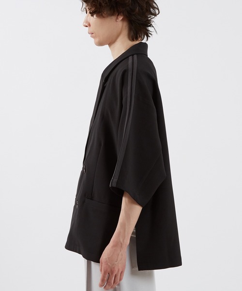 improves（インプローブス）の「ライン 半袖 テーラードジャケット（テーラードジャケット・メンズ・チャコール/ブラウン/ブラック・SMALL/MEDIUM/LARGE）」の5枚目の写真