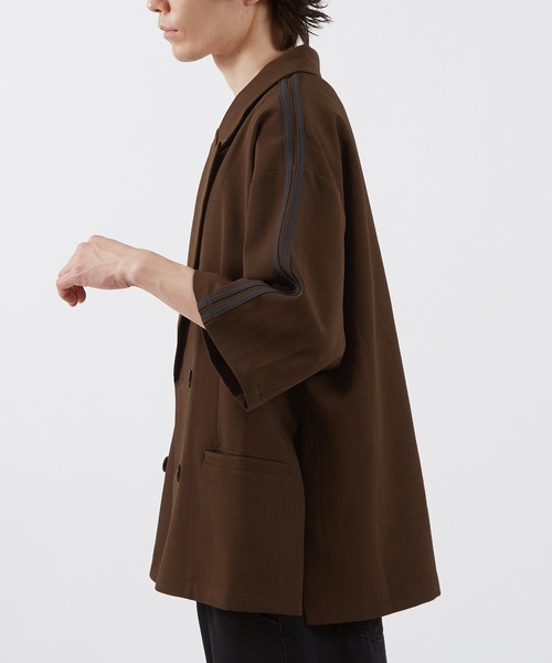 improves（インプローブス）の「ライン 半袖 テーラードジャケット（テーラードジャケット・メンズ・チャコール/ブラウン/ブラック・SMALL/MEDIUM/LARGE）」の14枚目の写真