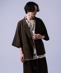 improves（インプローブス）の「ライン 半袖 テーラードジャケット（テーラードジャケット）」