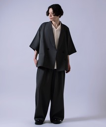 improves（インプローブス）の「ライン 半袖 テーラードジャケット（テーラードジャケット）」