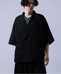 Crownor（クラウノアー）の「ライン 半袖 テーラードジャケット（テーラードジャケット）」