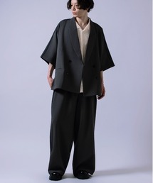 improves（インプローブス）の「ライン 半袖 テーラードジャケット（テーラードジャケット）」