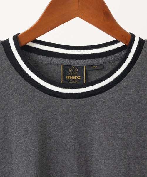 merc london(メルクロンドン)の「Merc London メルクロンドン ピュアコットンジャージーTシャツ(Tシャツ/カットソー・メンズ・チャコールグレー/ブルー・MEDIUM/LARGE/X-LARGE/SMALL)」の9枚目の写真