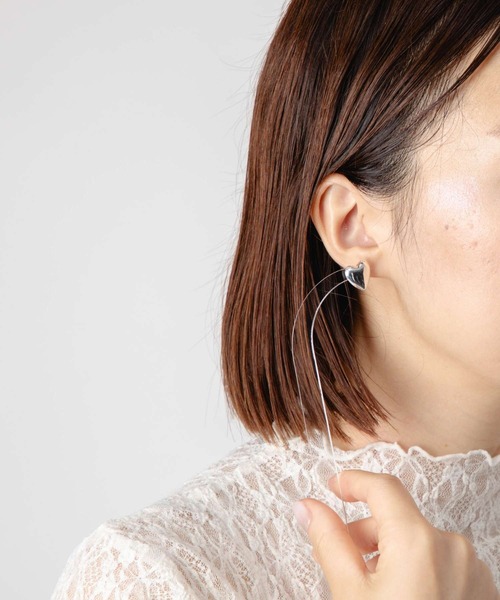 ANNIKA INEZ（アニカイネズ）の「ANNIKA INEZ Mini Heart Studs NEW アニカ イネズ  ミニハート　スタッズ　ピアス（ピアス（両耳用）・レディース・シルバー・FREE）」の8枚目の写真