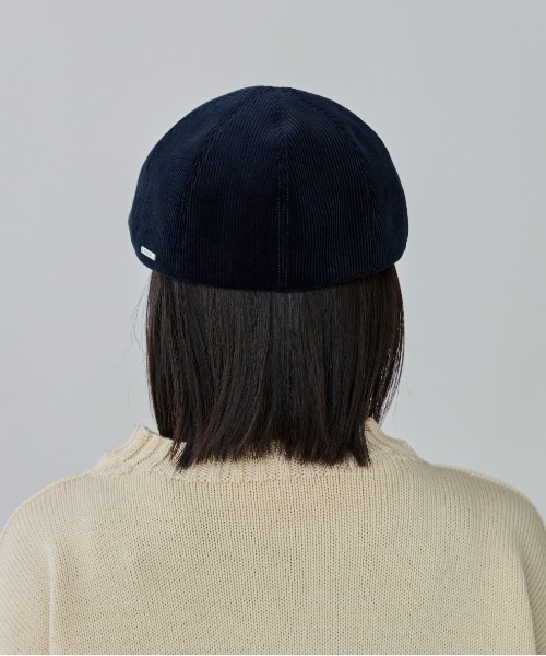 OVERRIDE（オーバーライド）の「OVERRIDE  CORDUROY HUNTING SGP / オーバーライド（ハンチング/ベレー帽・レディース・ネイビー/ブラウン/ピンク・60cm/58cm）」の8枚目の写真