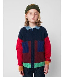 BOBO CHOSES（ボボショーズ）の「Bobo Choses Color Block cardigan（カーディガン/ボレロ・キッズ）」