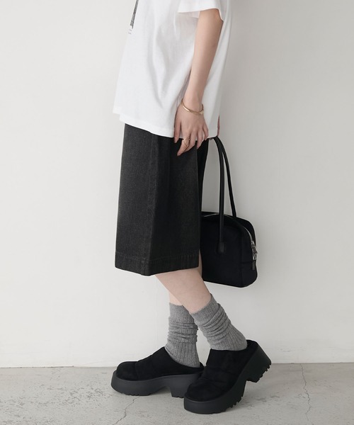 forksy.（フォルクシー）の「【forksy.】ボリュームソールサボサンダル（サンダル・レディース・ブラック/キャメル・M/L）」の8枚目の写真