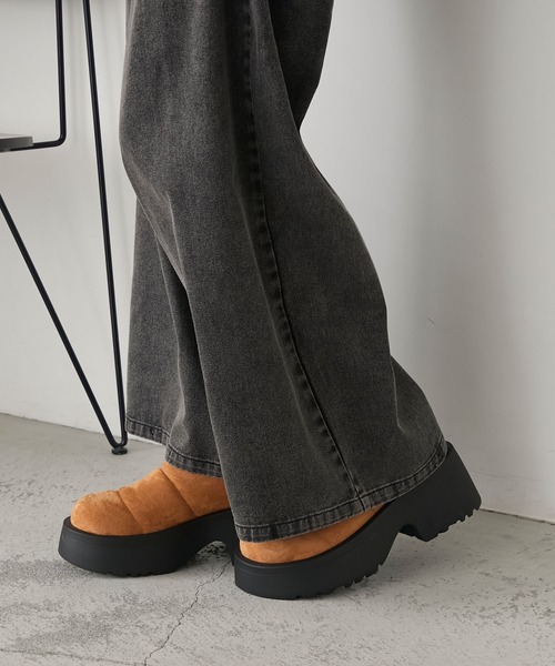 forksy.（フォルクシー）の「【forksy.】ボリュームソールサボサンダル（サンダル・レディース・ブラック/キャメル・M/L）」の16枚目の写真