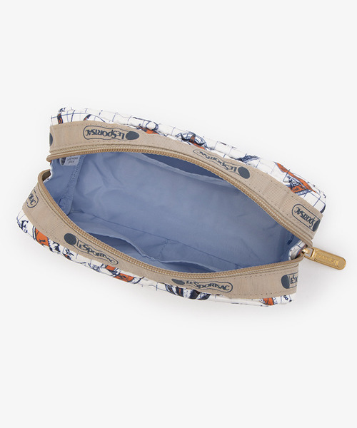LeSportsac(レスポートサック)の「RECTANGULAR COSMETIC トラベルコンパス(ポーチ・レディース・ベージュ・FREE)」の4枚目の写真