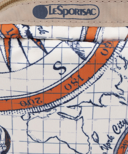 LeSportsac(レスポートサック)の「RECTANGULAR COSMETIC トラベルコンパス(ポーチ・レディース・ベージュ・FREE)」の5枚目の写真