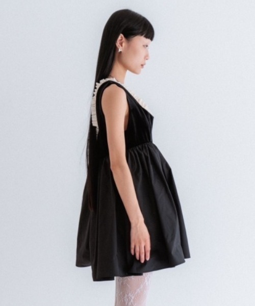 velor mini one-piece VELOR BALLOON MINI ONEPIECE