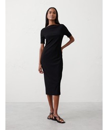 タイトワンピース　BANANA REPUBLIC BANANA REPUBLIC ワンピース FACTORY STORE カフド タイフロント