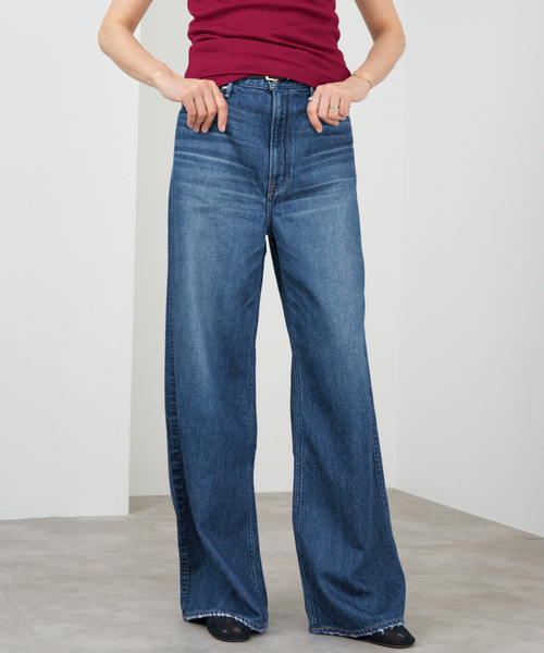 upper hights別注 THE TAYLOR ワイドフレアデニム イエナ upper hights